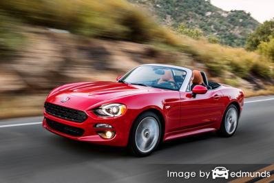 Insurance rates Fiat 124 Spider in Mesa