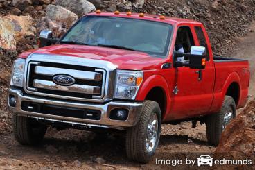 Insurance rates Ford F-250 in Mesa