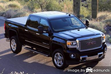 Insurance rates GMC Sierra 2500HD in Mesa