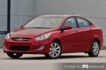 Insurance rates Hyundai Accent in Mesa