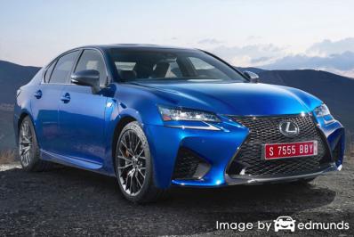 Insurance rates Lexus GS F in Mesa