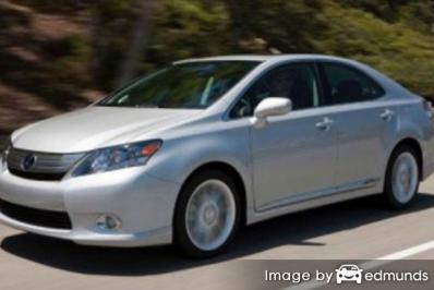 Insurance rates Lexus HS 250h in Mesa