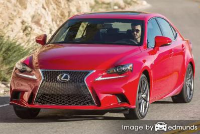 Insurance rates Lexus IS 200t in Mesa