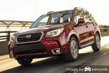 Insurance rates Subaru Forester in Mesa