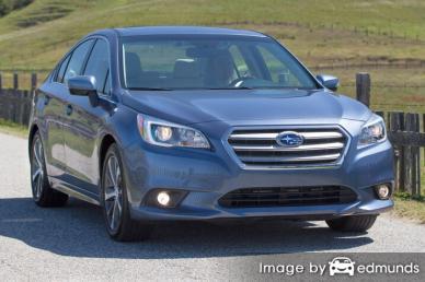 Insurance rates Subaru Legacy in Mesa